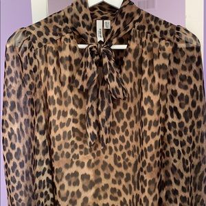 Leopard print blouse